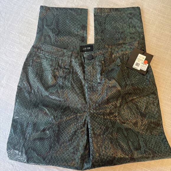 New - Joe’s Scaled Bistro Green Pants Size 28 NWT‎ - MSRP $228 - Picture 2 of 9